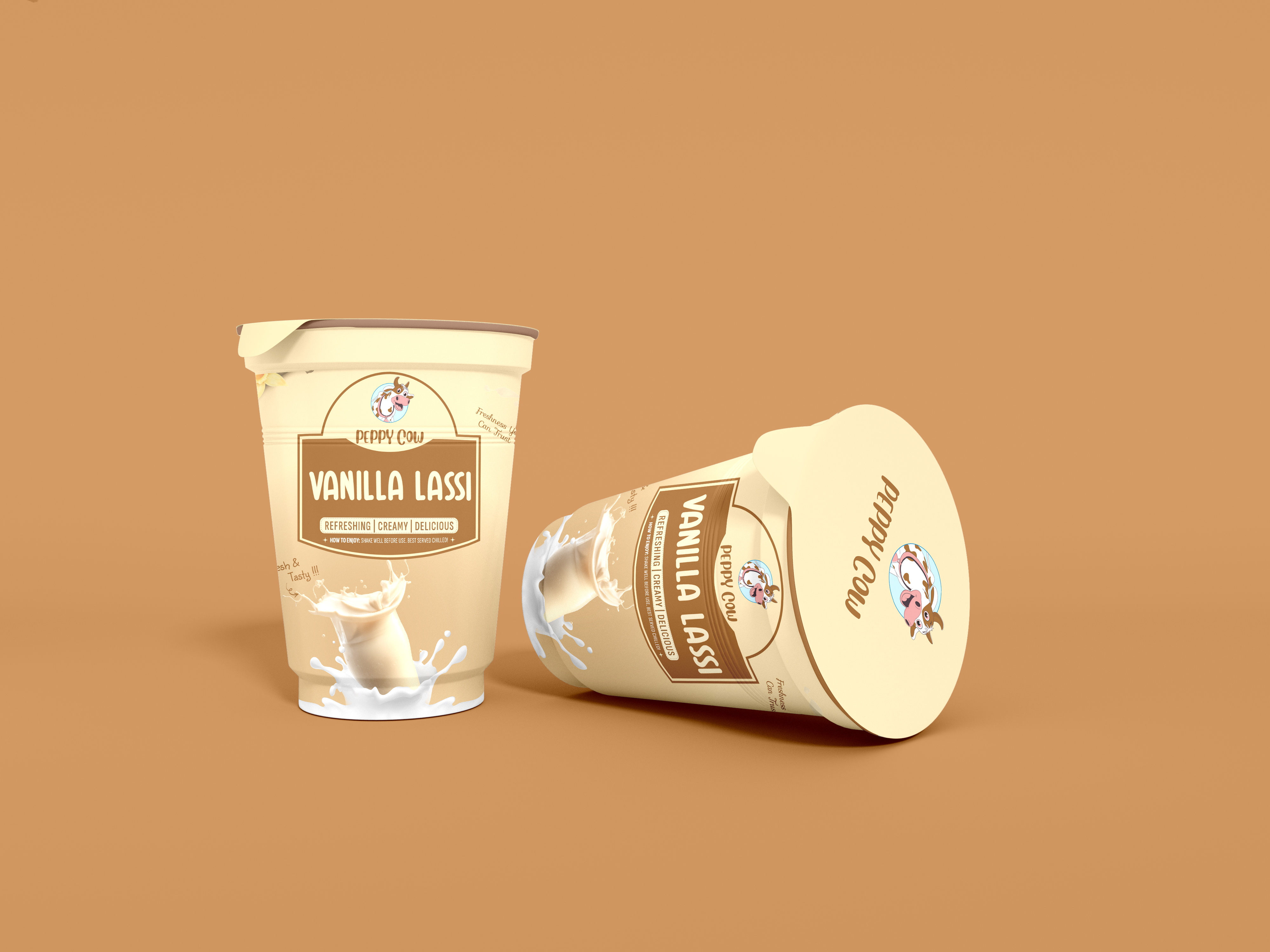 Peppy Cow Vanilla Lassi